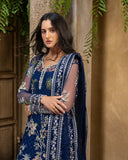 Esmel La vie Haute Unstitched Net 3Pc Suit EUNWD2501-02 Seraine