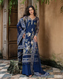 Esmel La vie Haute Unstitched Net 3Pc Suit EUNWD2501-02 Seraine