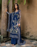 Esmel La vie Haute Unstitched Net 3Pc Suit EUNWD2501-02 Seraine