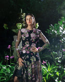 Esmel La vie Haute Unstitched Net 3Pc Suit EUNWD2501-03 Amerie