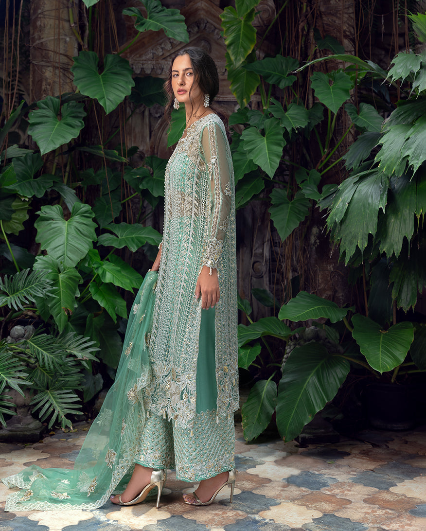 Esmel La vie Haute Unstitched Net 3Pc Suit EUNWD2501-05 Marelie