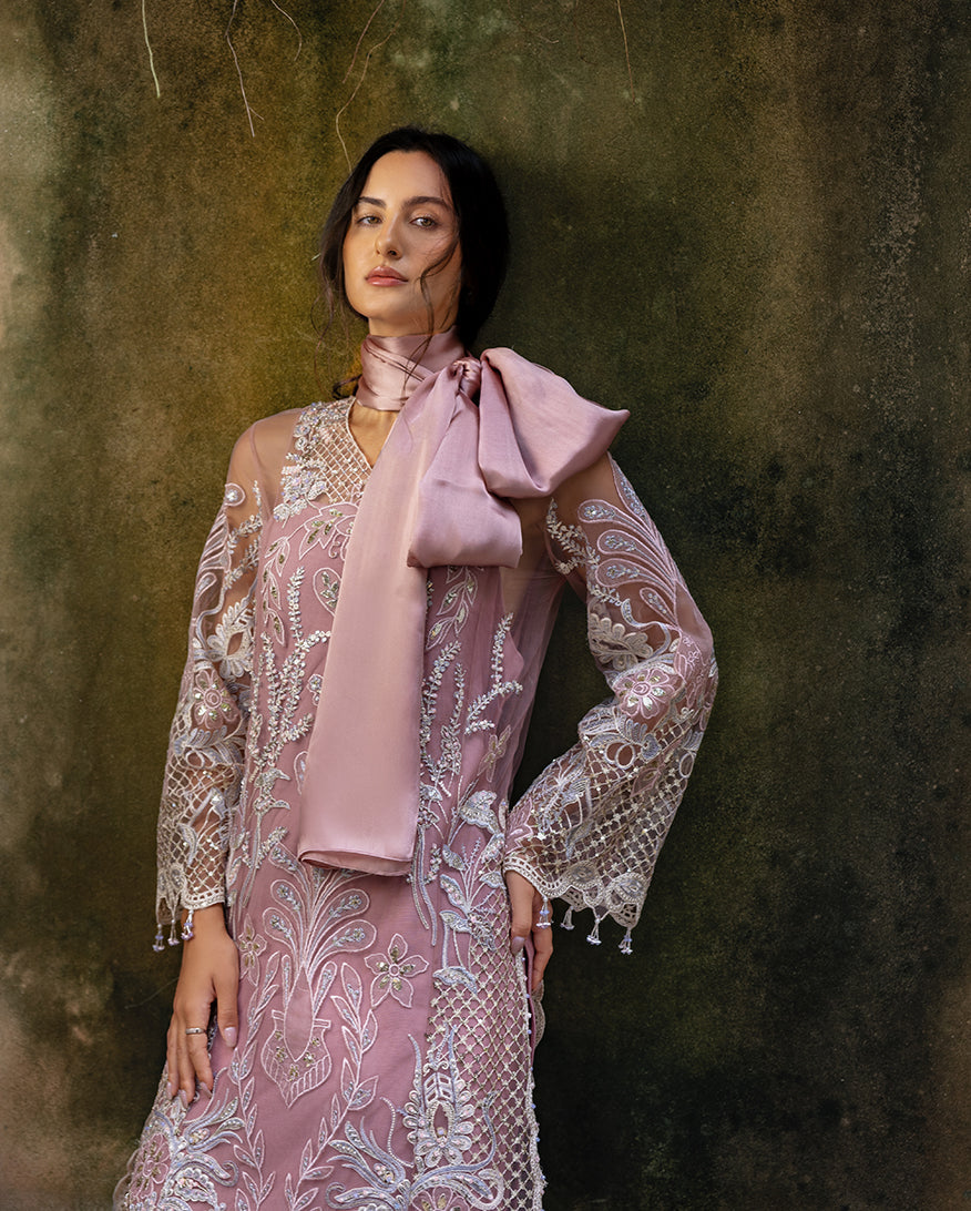 Esmel La vie Haute Unstitched Net 3Pc Suit EUNWD2501-07 Aloura