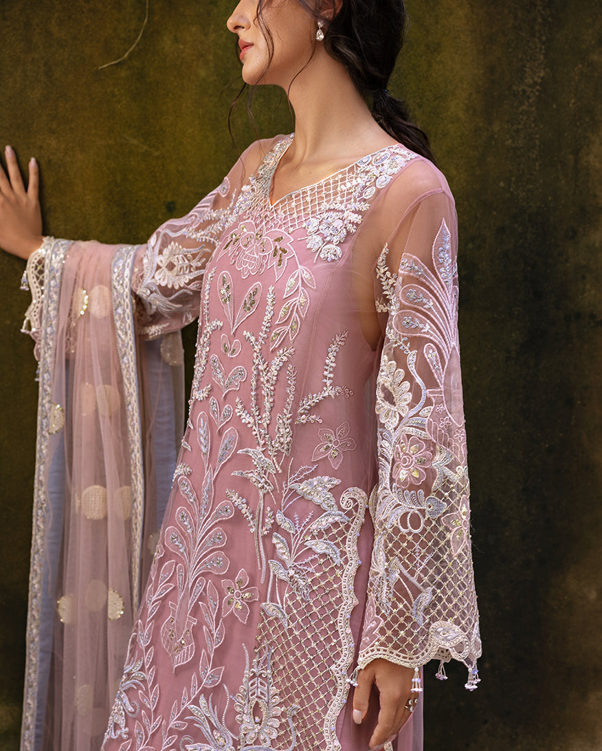 Esmel La vie Haute Unstitched Net 3Pc Suit EUNWD2501-07 Aloura
