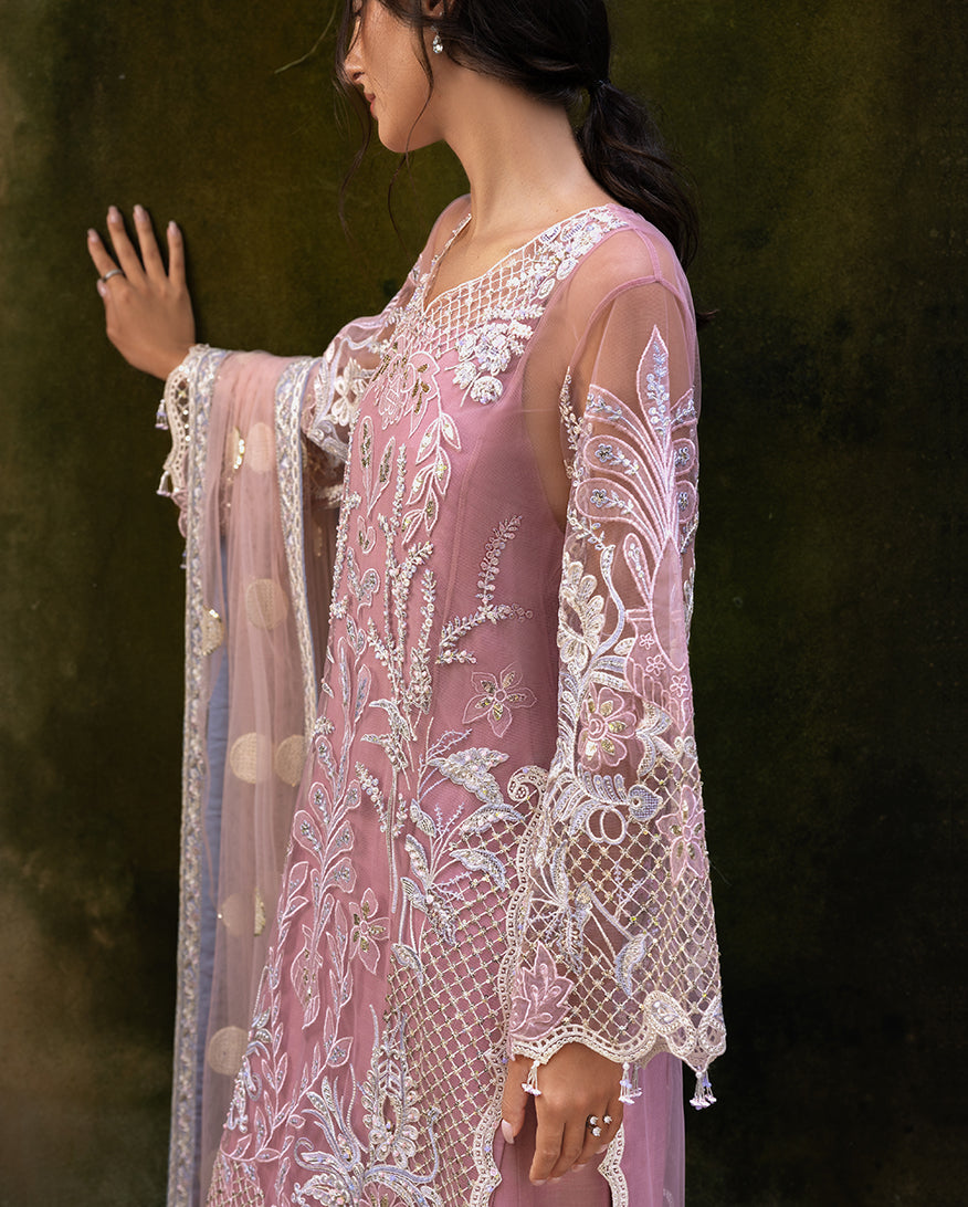 Esmel La vie Haute Unstitched Net 3Pc Suit EUNWD2501-07 Aloura