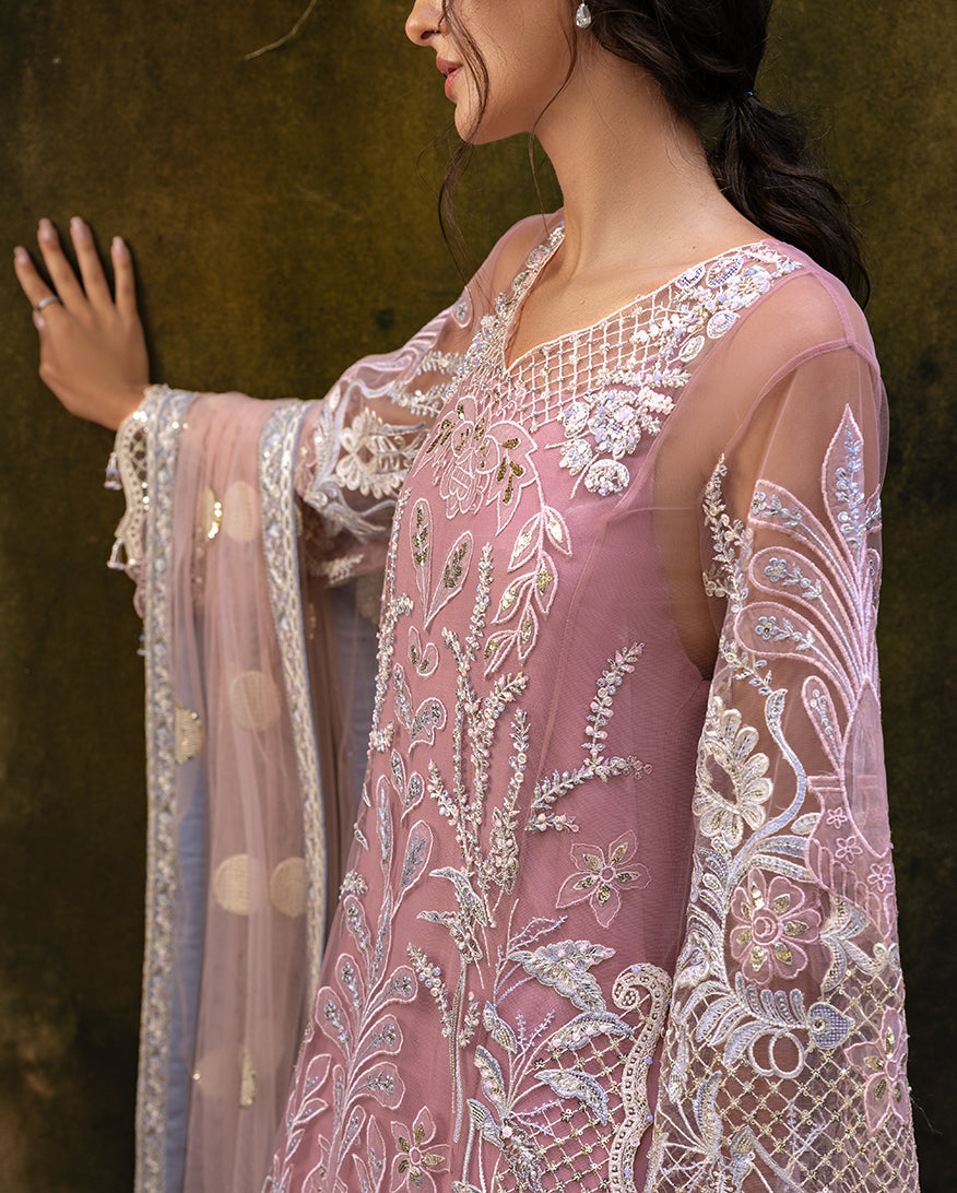 Esmel La vie Haute Unstitched Net 3Pc Suit EUNWD2501-07 Aloura
