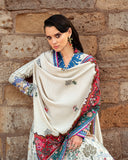 Esmel Lueur Dorent Embroidered Viscose Unstitched 3Pc Suit EUNWI2501-01 Ivoria