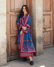Esmel Lueur Dorent Embroidered Viscose Unstitched 3Pc Suit EUNWI2501-02 Althea