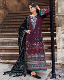 Esmel Lueur Dorent Embroidered Viscose Unstitched 3Pc Suit EUNWI2501-05 Froya