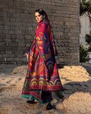 Esmel Lueur Dorent Embroidered Viscose Unstitched 3Pc Suit EUNWI2501-06 Noctis