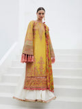Hussain Rehar Eid Luxury Lawn Unstitched Embroidered 3Pc Suit - EUPHORIA