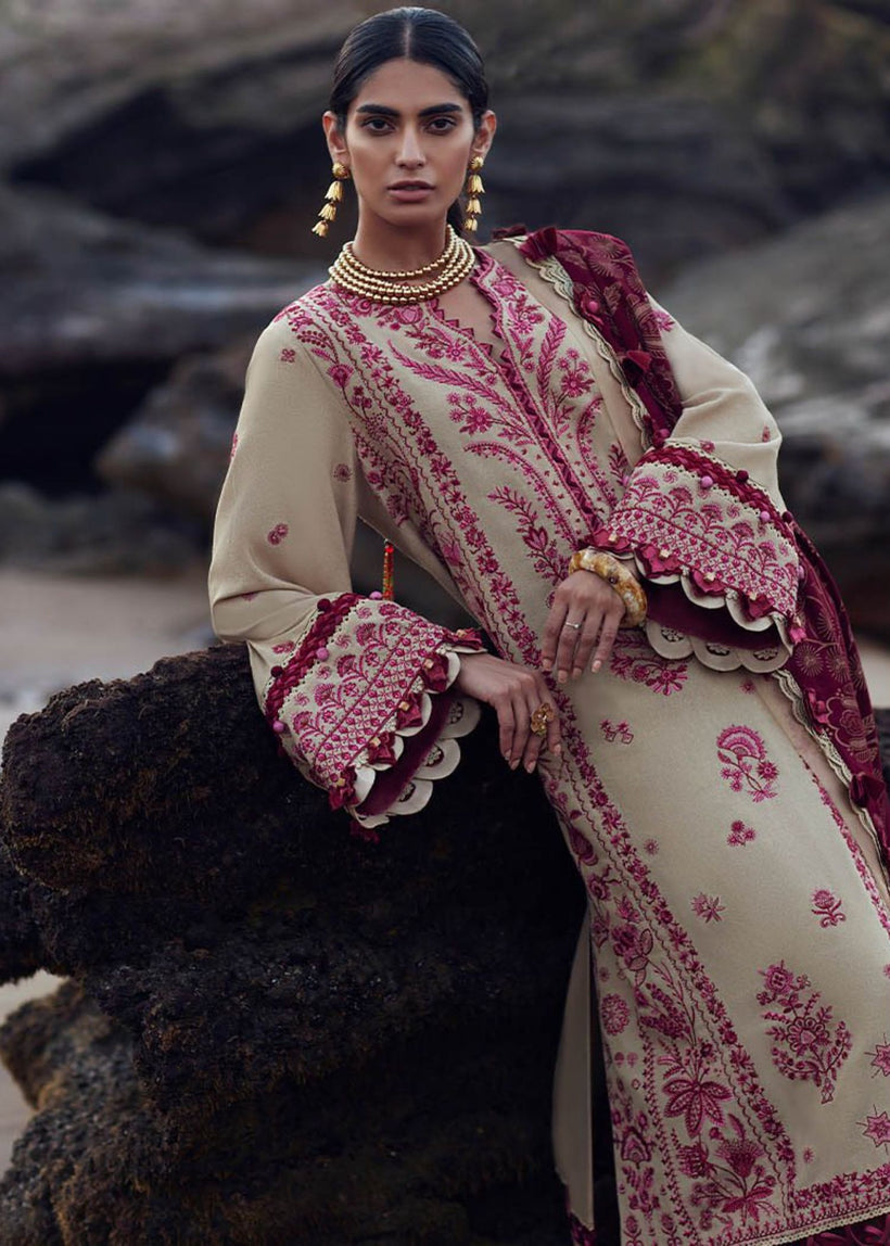 ELAN Embroidered Karandi Unstitched 3Pc Suit EW23-02 LARAH