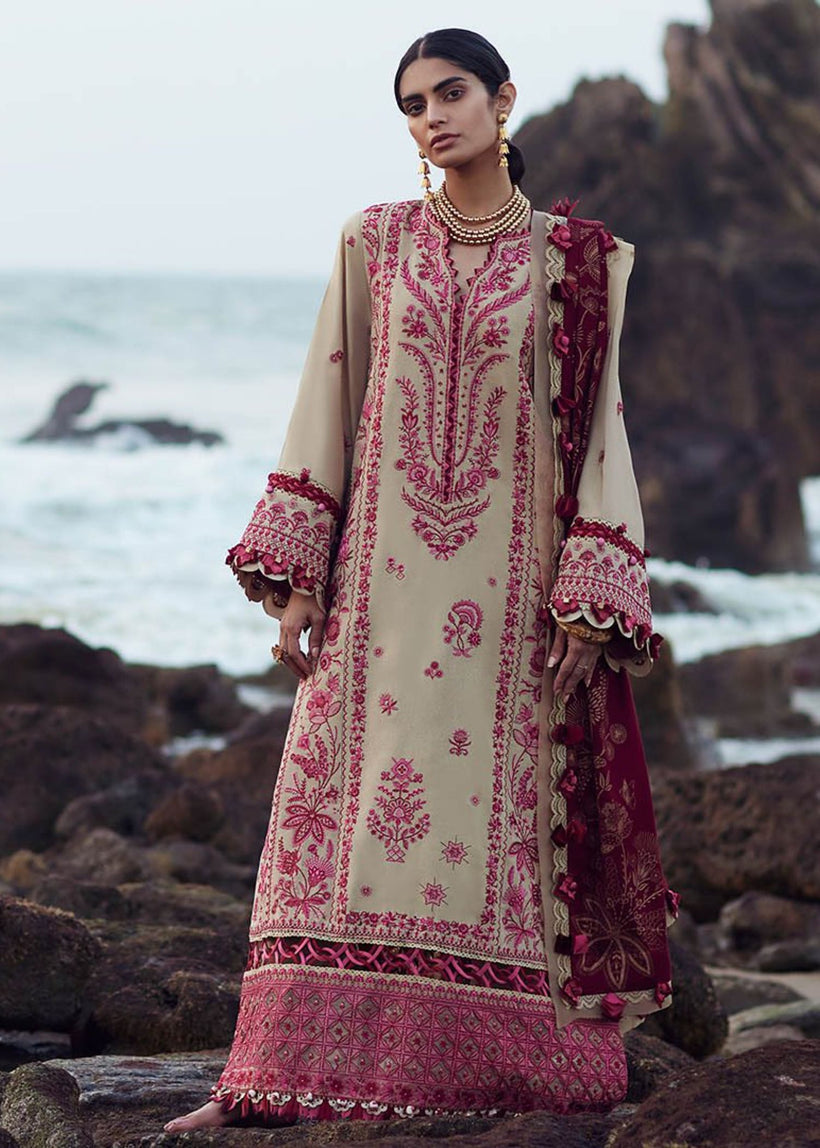 ELAN Embroidered Karandi Unstitched 3Pc Suit EW23-02 LARAH