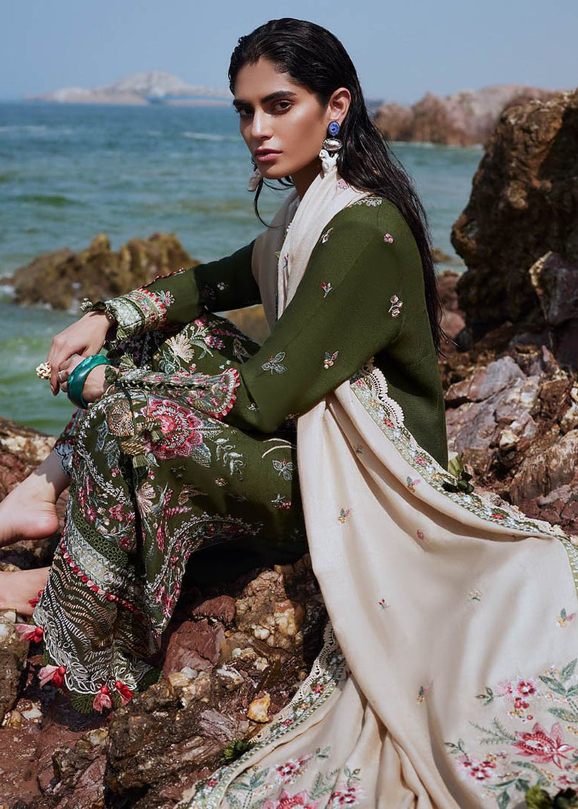 ELAN Embroidered Karandi Unstitched 3Pc Suit EW23-03 CORA