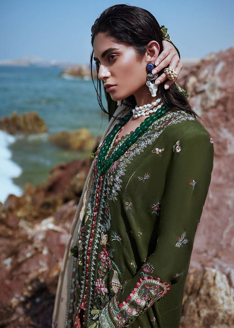 ELAN Embroidered Karandi Unstitched 3Pc Suit EW23-03 CORA