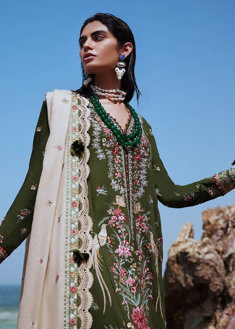 ELAN Embroidered Karandi Unstitched 3Pc Suit EW23-03 CORA