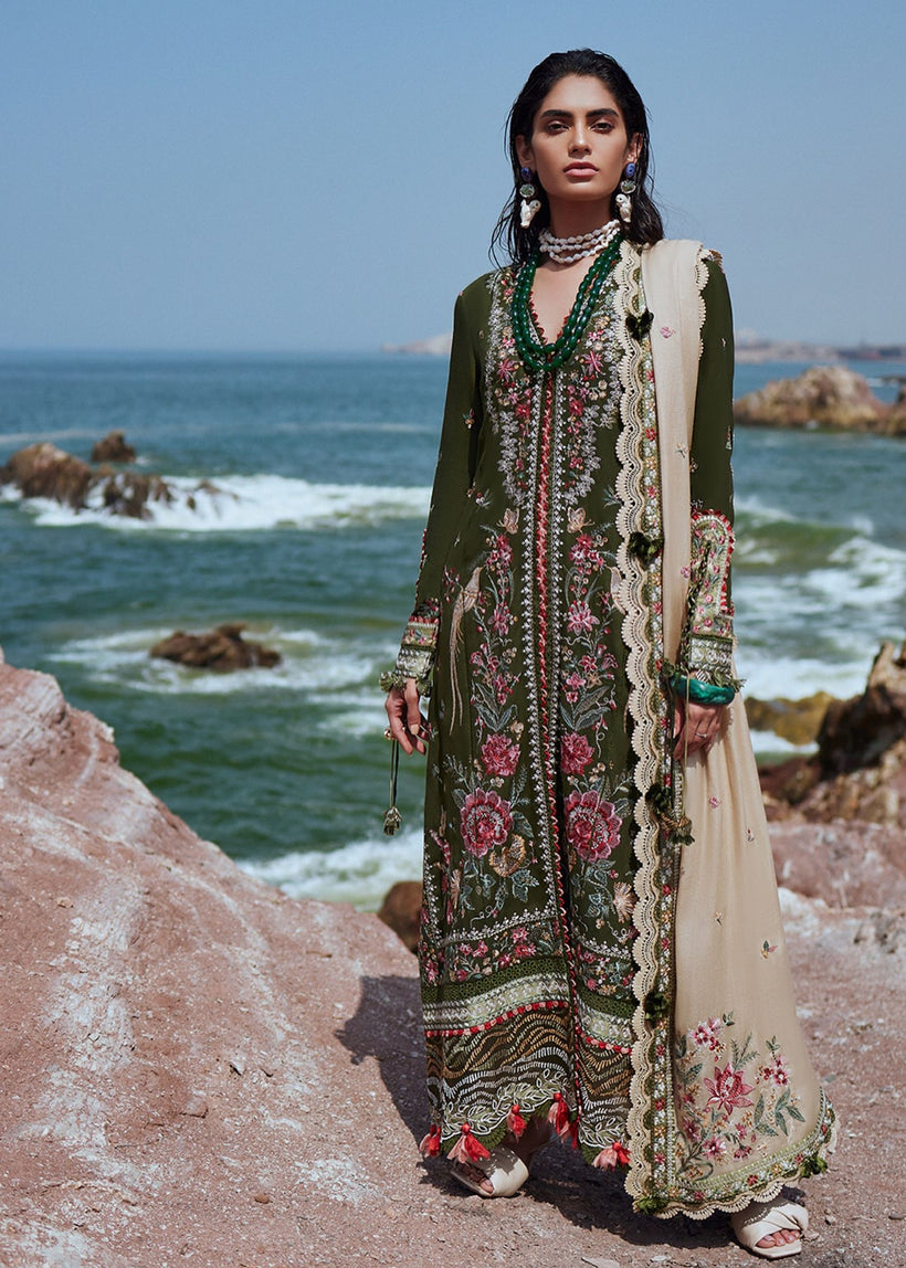 ELAN Embroidered Karandi Unstitched 3Pc Suit EW23-03 CORA