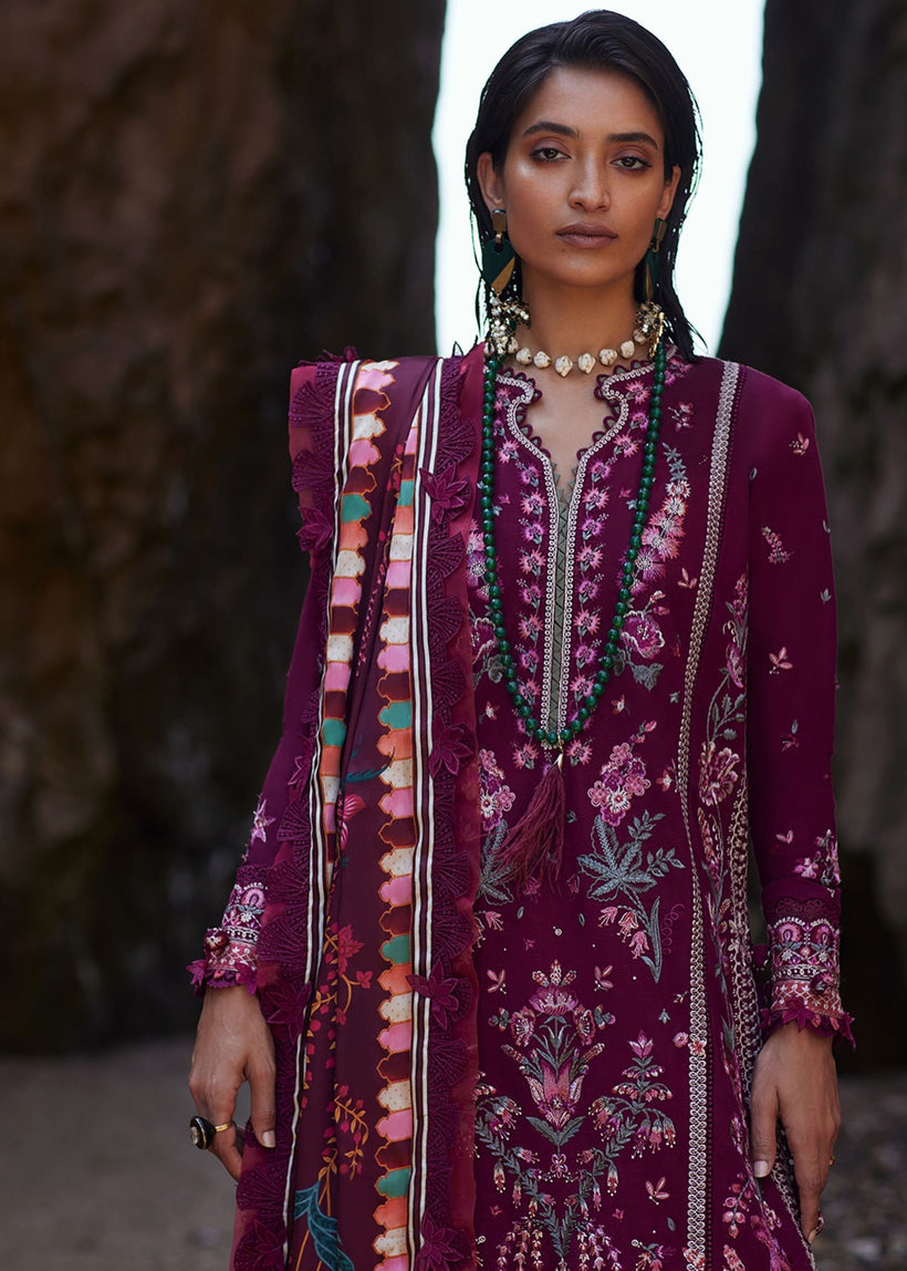 ELAN Embroidered Khaddar Unstitched 3Pc Suit EW23-05 ELNAZ