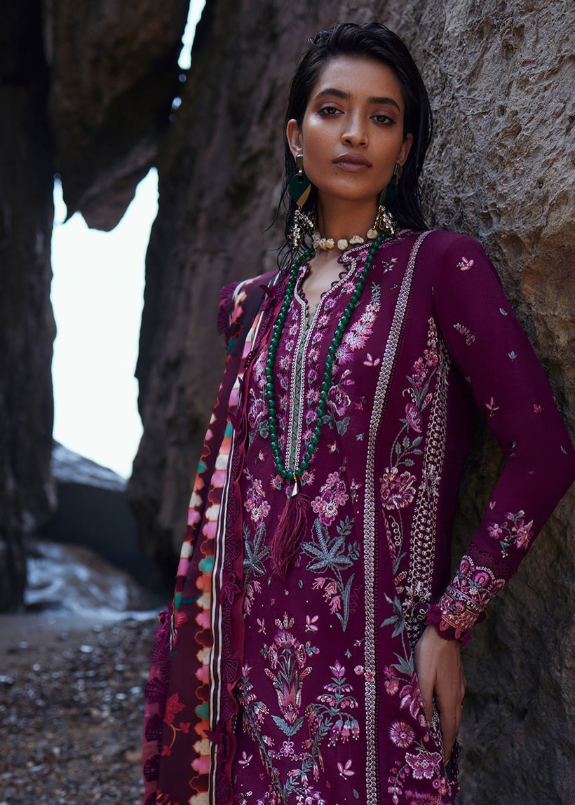 ELAN Embroidered Khaddar Unstitched 3Pc Suit EW23-05 ELNAZ