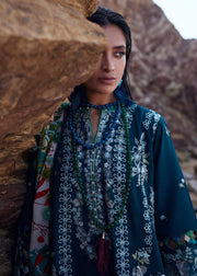 ELAN Embroidered Khaddar Unstitched 3Pc Suit EW23-08 FREYA
