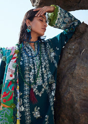 ELAN Embroidered Khaddar Unstitched 3Pc Suit EW23-08 FREYA