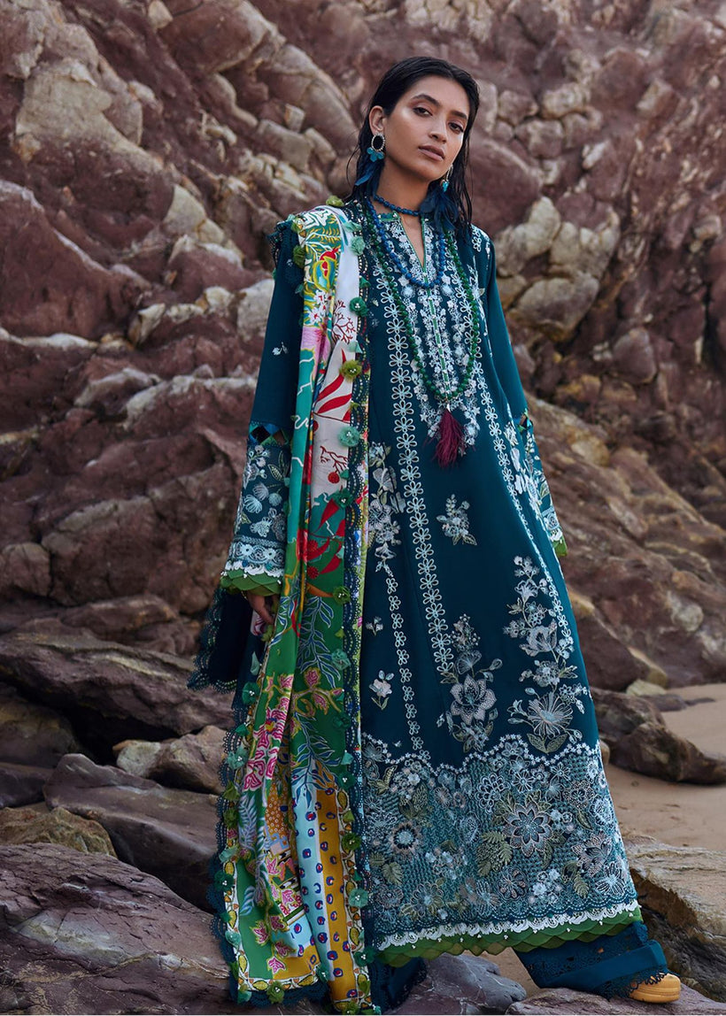 ELAN Embroidered Khaddar Unstitched 3Pc Suit EW23-08 FREYA