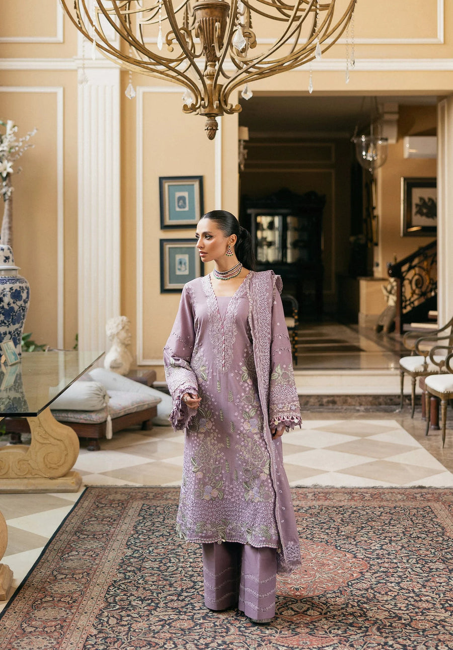 Elaf Premium Embroidered Karandi Unstitched 3Pc Suit EWK-1A LILIQUE