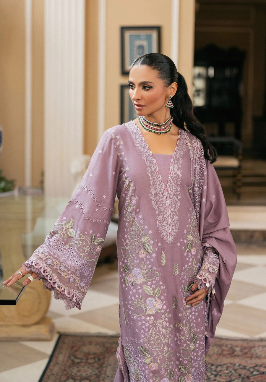 Elaf Premium Embroidered Karandi Unstitched 3Pc Suit EWK-1A LILIQUE