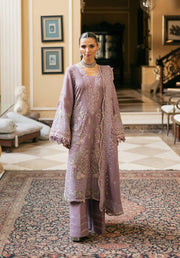 Elaf Premium Embroidered Karandi Unstitched 3Pc Suit EWK-1A LILIQUE