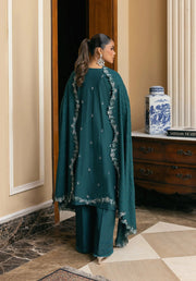 Elaf Premium Embroidered Karandi Unstitched 3Pc Suit EWK-2A FIORENNE