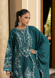 Elaf Premium Embroidered Karandi Unstitched 3Pc Suit EWK-2A FIORENNE
