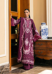 Elaf Premium Embroidered Karandi Unstitched 3Pc Suit EWK-2B BERRYBLUSH
