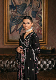 Elaf Premium Embroidered Karandi Unstitched 3Pc Suit EWK-4A NIGHTBELLE