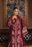 Elaf Premium Embroidered Karandi Unstitched 3Pc Suit EWK-4B CRIMSONELLE