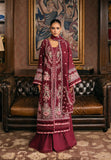 Elaf Premium Embroidered Karandi Unstitched 3Pc Suit EWK-4B CRIMSONELLE