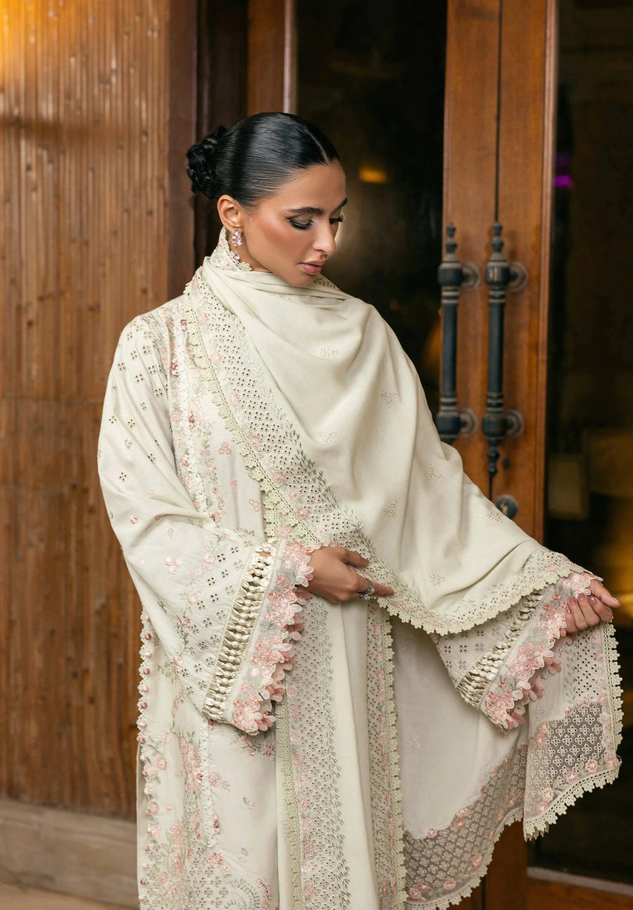 Elaf Premium Embroidered Karandi Unstitched 3Pc Suit EWK-5A PEARLOSA