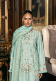 Elaf Premium Embroidered Karandi Unstitched 3Pc Suit EWK-5B FLORAZURE