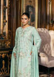 Elaf Premium Embroidered Karandi Unstitched 3Pc Suit EWK-5B FLORAZURE