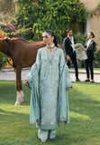 Elaf Premium Embroidered Karandi Unstitched 3Pc Suit EWK-7A MINTFROST