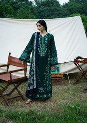 Elaf Premium Wilderness Unstitched Khaddar 3Pc Suit EWR-1A WINTERMINT