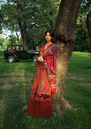 Elaf Premium Wilderness Unstitched Khaddar  3Pc Suit EWR-2B WANDER