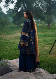 Elaf Premium Wilderness Unstitched Khaddar 3Pc Suit EWR-8B ELSEWHERE