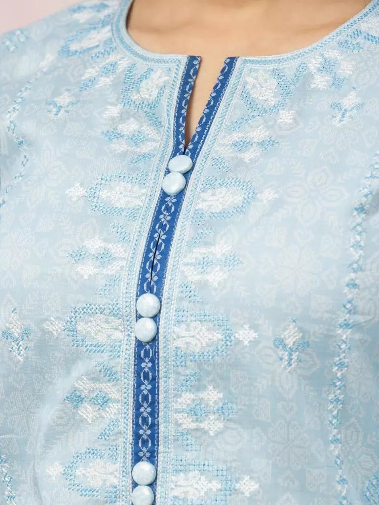edenrobe Premium Festive Unstitched Lawn 2Pc Suit EWU22V1-26516