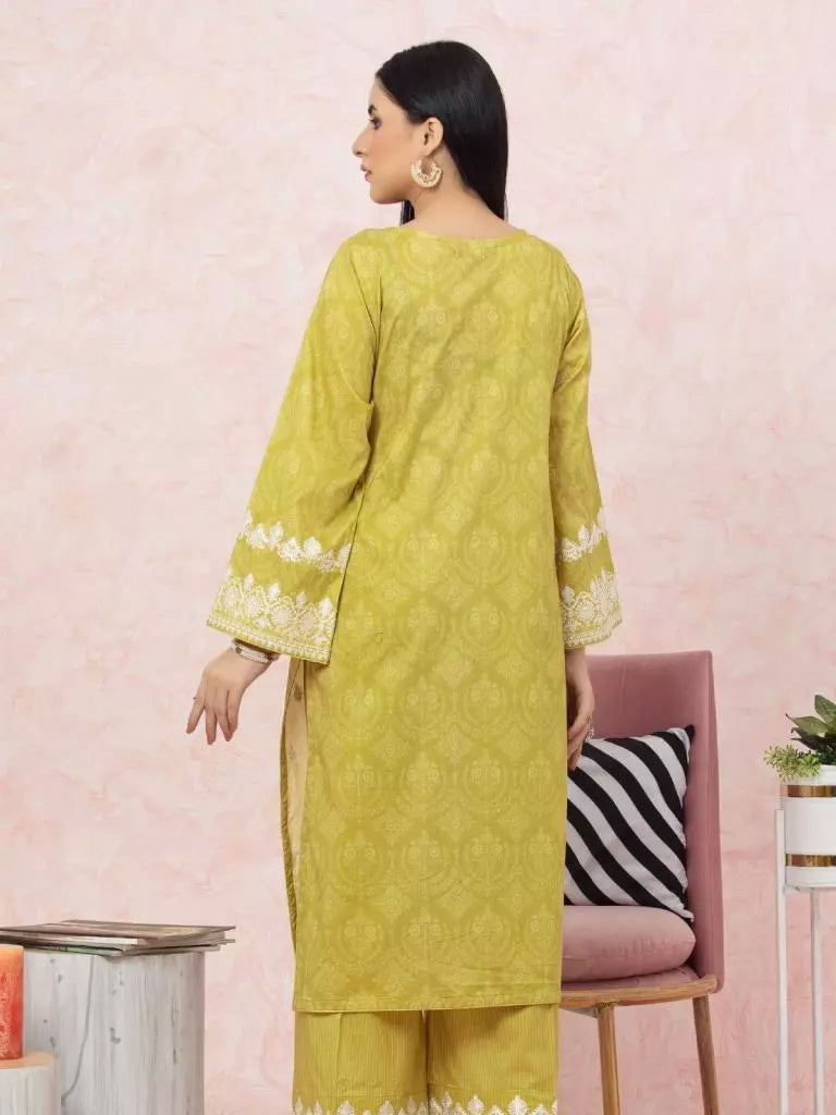 edenrobe Premium Festive Unstitched Lawn 3Pc Suit EWU22V1-26530