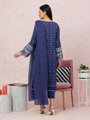 edenrobe Premium Embroidered Lawn Unstitched 3Pc Suit EWU22V1-26540
