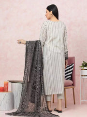 edenrobe Premium Festive Unstitched Lawn 3Pc Suit EWU22V1-26541