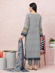 edenrobe Premium Embroidered Lawn Unstitched 3Pc Suit EWU22V1-26543