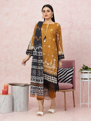 edenrobe Premium Embroidered Lawn Unstitched 3Pc Suit EWU22V1-26547