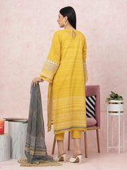 edenrobe Premium Embroidered Lawn Unstitched 3Pc Suit EWU22V1-26548