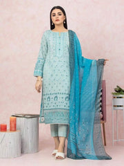 edenrobe Premium Festive Unstitched Lawn 3Pc Suit EWU22V1-26567