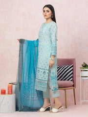 edenrobe Premium Festive Unstitched Lawn 3Pc Suit EWU22V1-26567